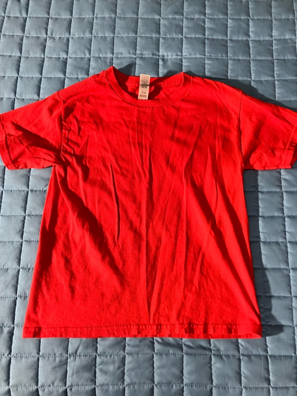 Gildan Bright Red Crew Tee